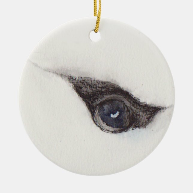 Ornamento De Cerâmica Eye of the Albatross – Gaze Collection (Frente)