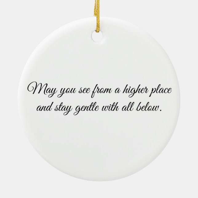 Ornamento De Cerâmica Eye of the Giraffe – Gaze Collection (Traseira)