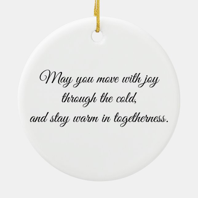 Ornamento De Cerâmica Eye of the Penguin – Gaze Collection (Traseira)