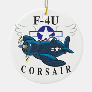 Ornamento De Cerâmica f4u corsair