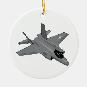 ORNAMENTO DE CERÂMICA F-35