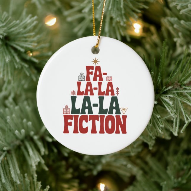 Ornamento De Cerâmica Fa-la-la Fiction Festive Tree Keepsake (Árvore)