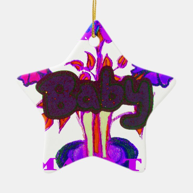 Ornamento De Cerâmica Fábrica de bebês Hakuna Matata presentes.png (Frente)