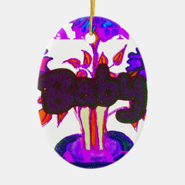 Ornamento De Cerâmica Fábrica de bebês Hakuna Matata presentes.png (Frente)