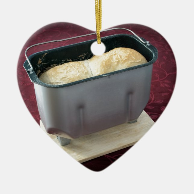 Ornamento De Cerâmica Fabricante de pão (Frente)