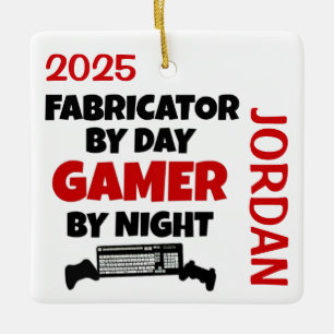 Ornamento De Cerâmica Fabricator ama reproduzir Videos games