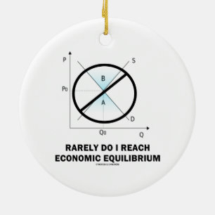 Ornamento De Cerâmica Faço raramente eu alcanço o equilíbrio econômico