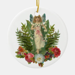 Ornamento De Cerâmica Fada da floresta