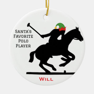Ornamento De Cerâmica Fada do Papai Noel Personalizada e Fofa Jogando Po