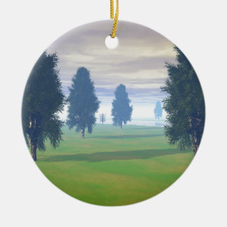 Ornamento De Cerâmica Fairway para sete