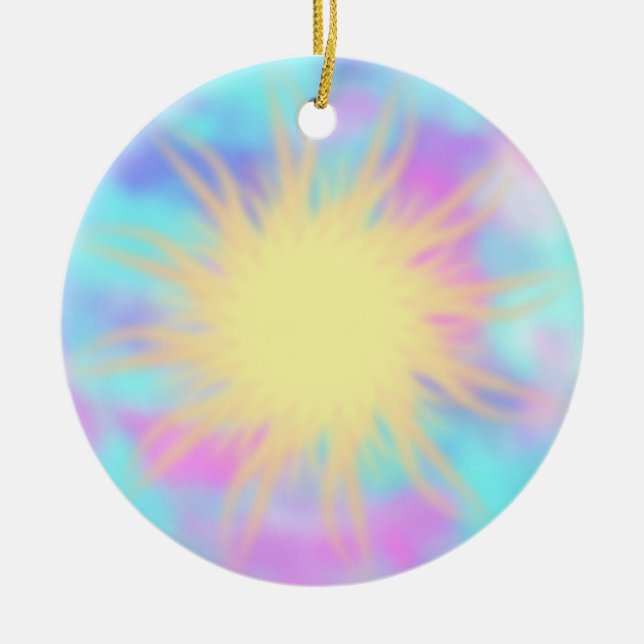 Ornamento De Cerâmica Faith ~ Burst (Frente)
