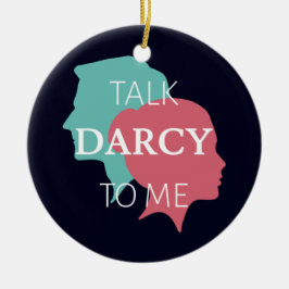 Ornamento De Cerâmica Fale comigo Darcy IV