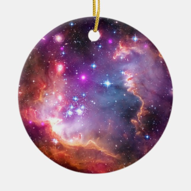 Ornamento De Cerâmica Falln Angelic Galaxy (Frente)