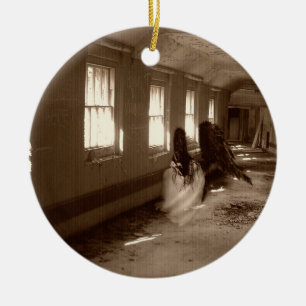 Ornamento De Cerâmica Falln Asylum Angel