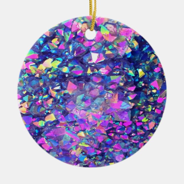 Ornamento De Cerâmica Falln Bubble Crystals (Frente)