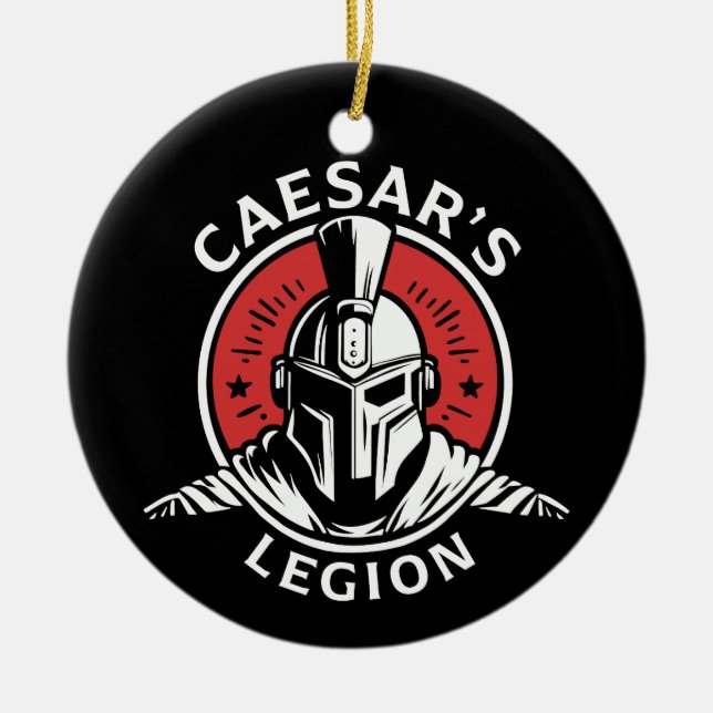 Ornamento De Cerâmica Fallout Christmas Ornament Caesars Legion (Frente)