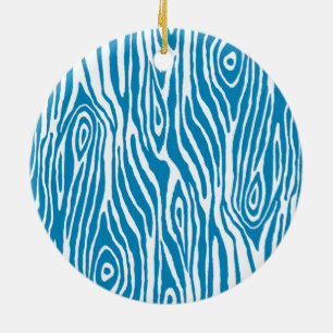 Ornamento De Cerâmica Falso Bois