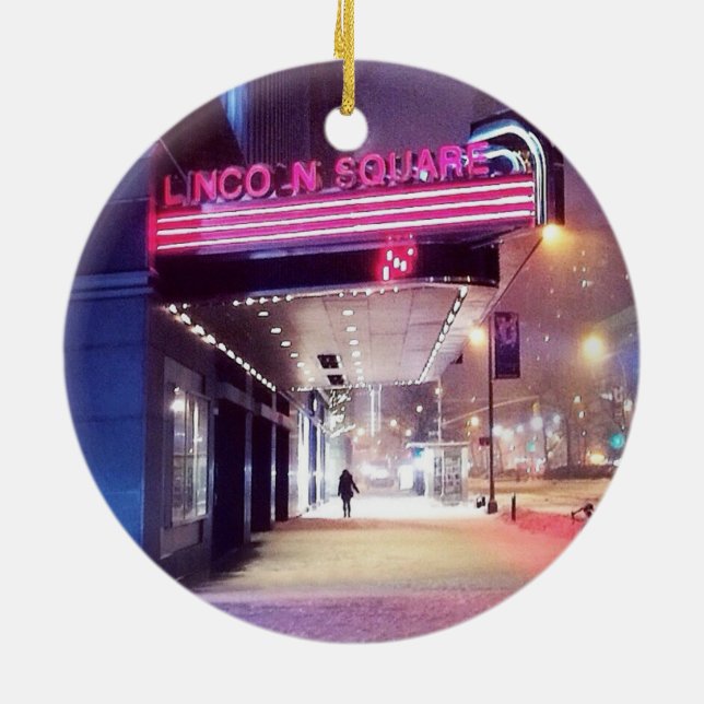 Ornamento De Cerâmica Famoso do inverno (Traseira)