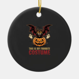 Ornamento De Cerâmica Fantasias de Halloween Monstro Abóbora Gótico Veto