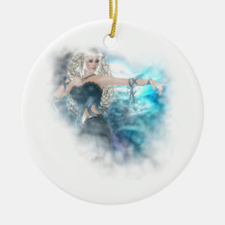 Ornamento De Cerâmica Fantasy Sky Siren Vignette