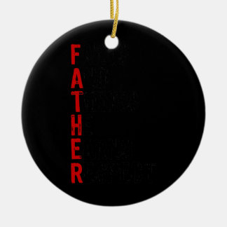 Ornamento De Cerâmica Farinhas E Pensas Que Ele Recebe Respeito Ao Dia d