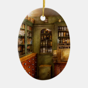 Ornamento De Cerâmica Farmácia - Sala - A dispensário