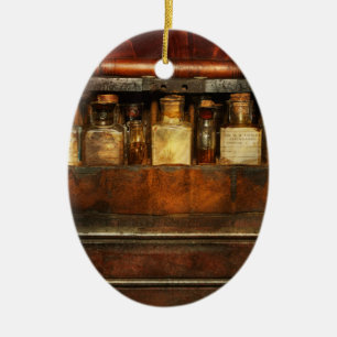 Ornamento De Cerâmica Farmácia - Veterinário - Medicamentos para animais