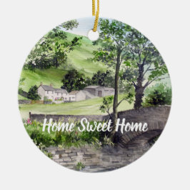 Ornamento De Cerâmica Farmhouse perto de Third, Lake District, Inglaterr