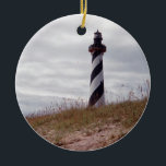 Ornamento De Cerâmica Farol de Cape Hatteras<br><div class="desc">Farol de Cape Hatteras</div>