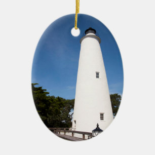 Ornamento De Cerâmica Farol de Ocracoke Island