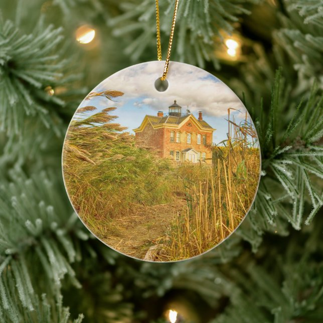 Ornamento De Cerâmica Farol de Saugerties (Árvore)