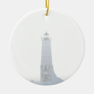 Ornamento De Cerâmica Farol Franklin North Breakwater