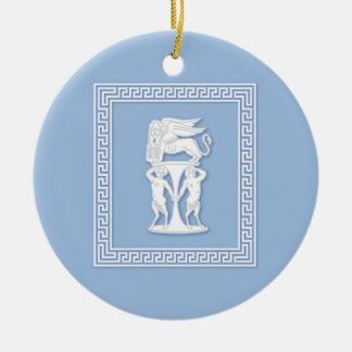 Ornamento De Cerâmica Faux Jasperware