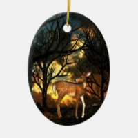Fawn, jovem veado da floresta