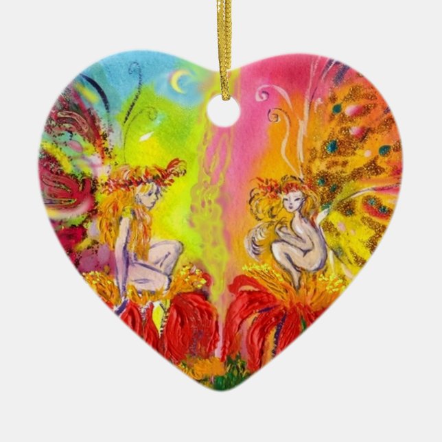 ORNAMENTO DE CERÂMICA FEIRAS DE DAWN (Frente)