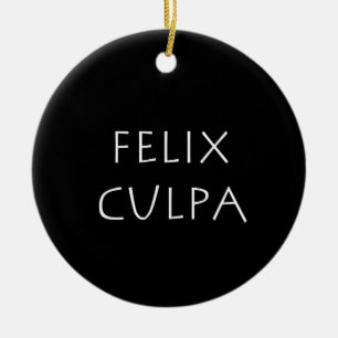 Ornamento De Cerâmica Felix culpa