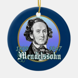 Ornamento De Cerâmica Felix Mendelssohn