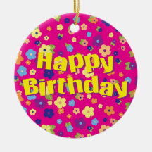 Feliz aniversário em Flores