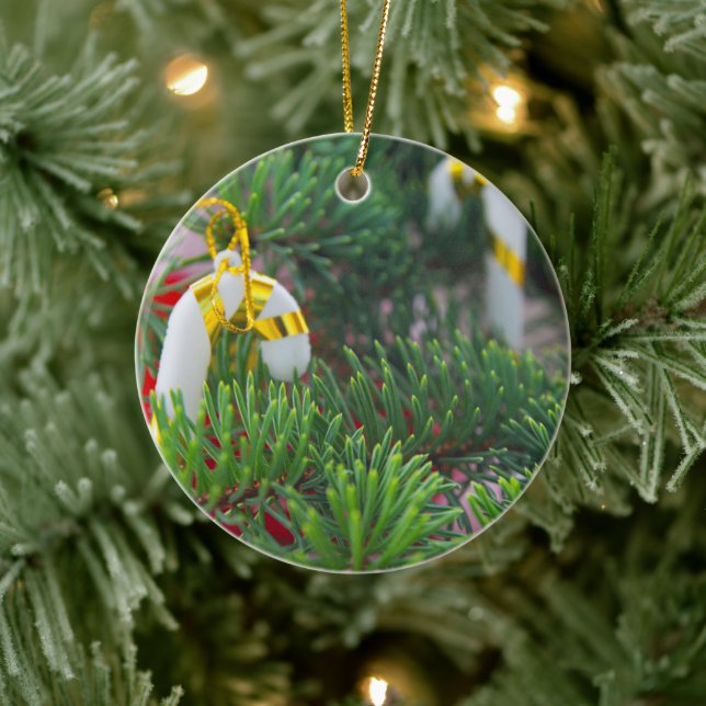 Ornamento De Cerâmica Feliz ano novo (Árvore)