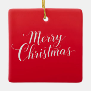 Ornamento De Cerâmica Feliz Ano Novo Alegre Natal Temporada de Férias