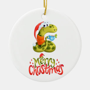 Ornamento De Cerâmica Feliz Cristmas