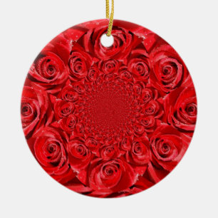 ORNAMENTO DE CERÂMICA FELIZ DIA DE OS NAMORADOS
