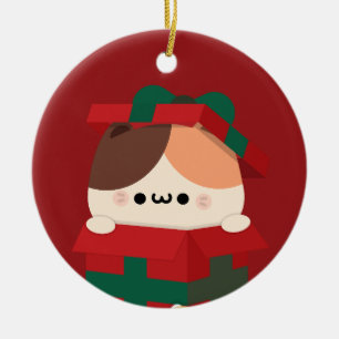 Ornamento De Cerâmica Feliz e Simples Feliz Natal