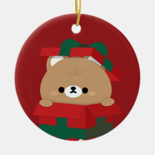 Ornamento De Cerâmica Feliz e Simples Feliz Natal