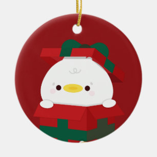 Ornamento De Cerâmica Feliz e Simples Feliz Natal