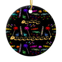 Feliz Halloween Lollipops e Candy Patterno, ZSSG