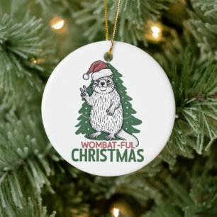 Ornamento De Cerâmica Feliz Natal