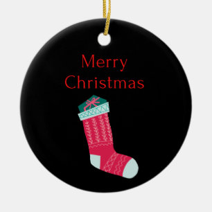 Ornamento De Cerâmica feliz natal