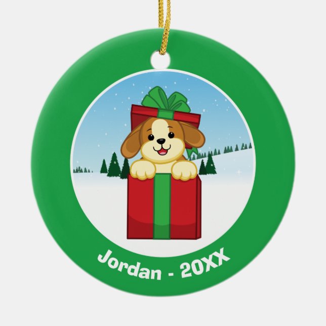 Ornamento De Cerâmica Feliz Natal! (Frente)