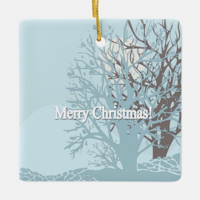 Ornamento De Cerâmica Feliz Natal! (Frente)